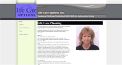Desktop Screenshot of lifecareoptionsinc.com